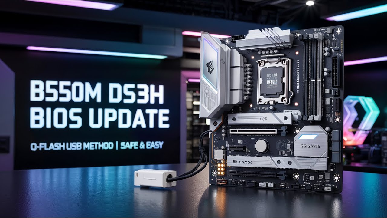 How to Update BIOS on Gigabyte B550M DS3H AC Motherboard (Step-by-Step ...
