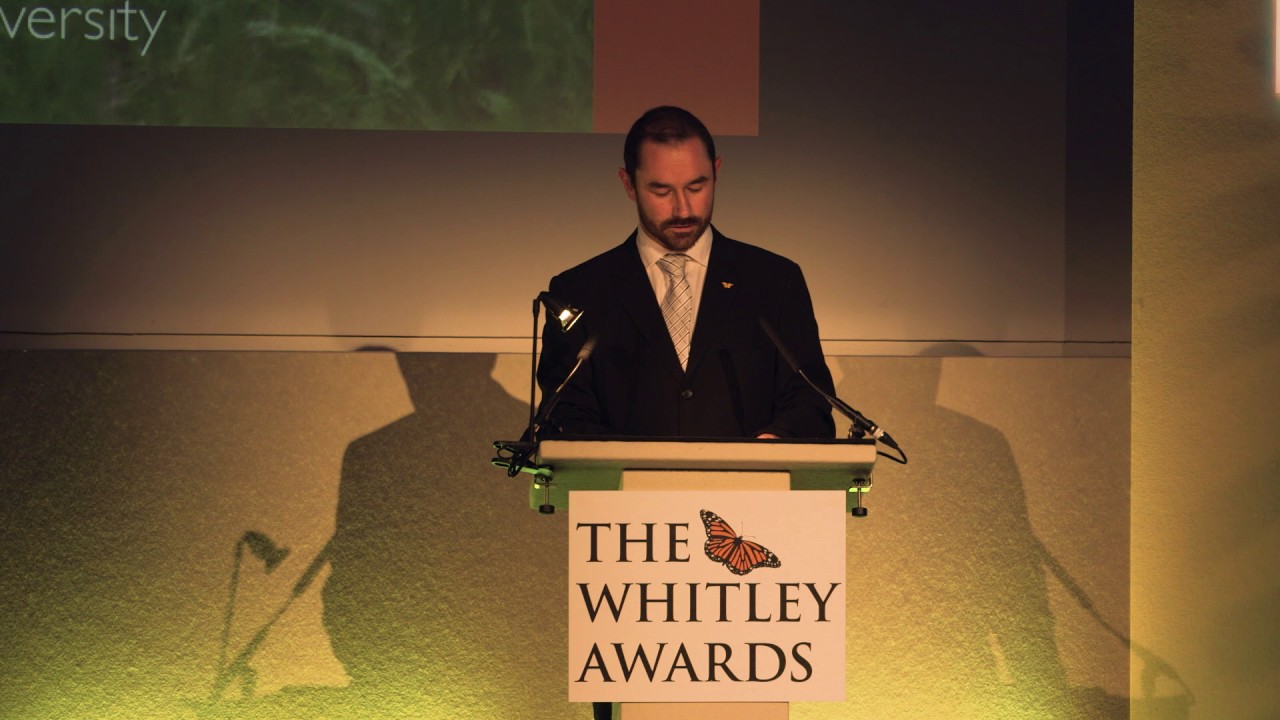 Ian Little's speech at the Whitley Awards 2017
