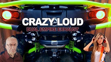 Brand New Dual Empire Exhaust + Dynojet Tuner on a 2021 Can Am! || How to Install + Testing