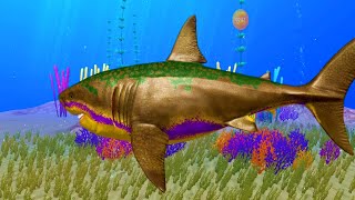 Megalodon Simulator - Android Gameplay #7 - Dinosaur Simulator Game - Prehistoric Giant Shark screenshot 3