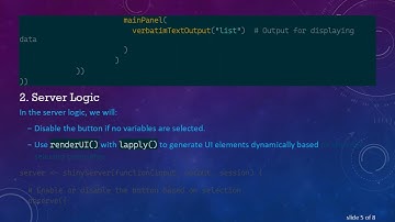 Creating a Dynamic UI in R Shiny: A Step-By-Step Guide