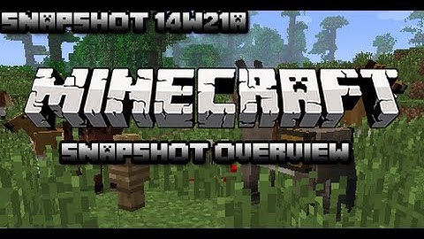 Minecraft Snapshot | 13W29A | HORSE UIS AND INVENTORY TOOL TIPS!