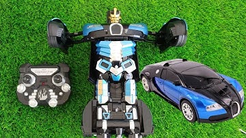 Bugatti Transformer RC Car | 1:14 scale 2.4 Ghz Remote control Car to robot | Radio control car