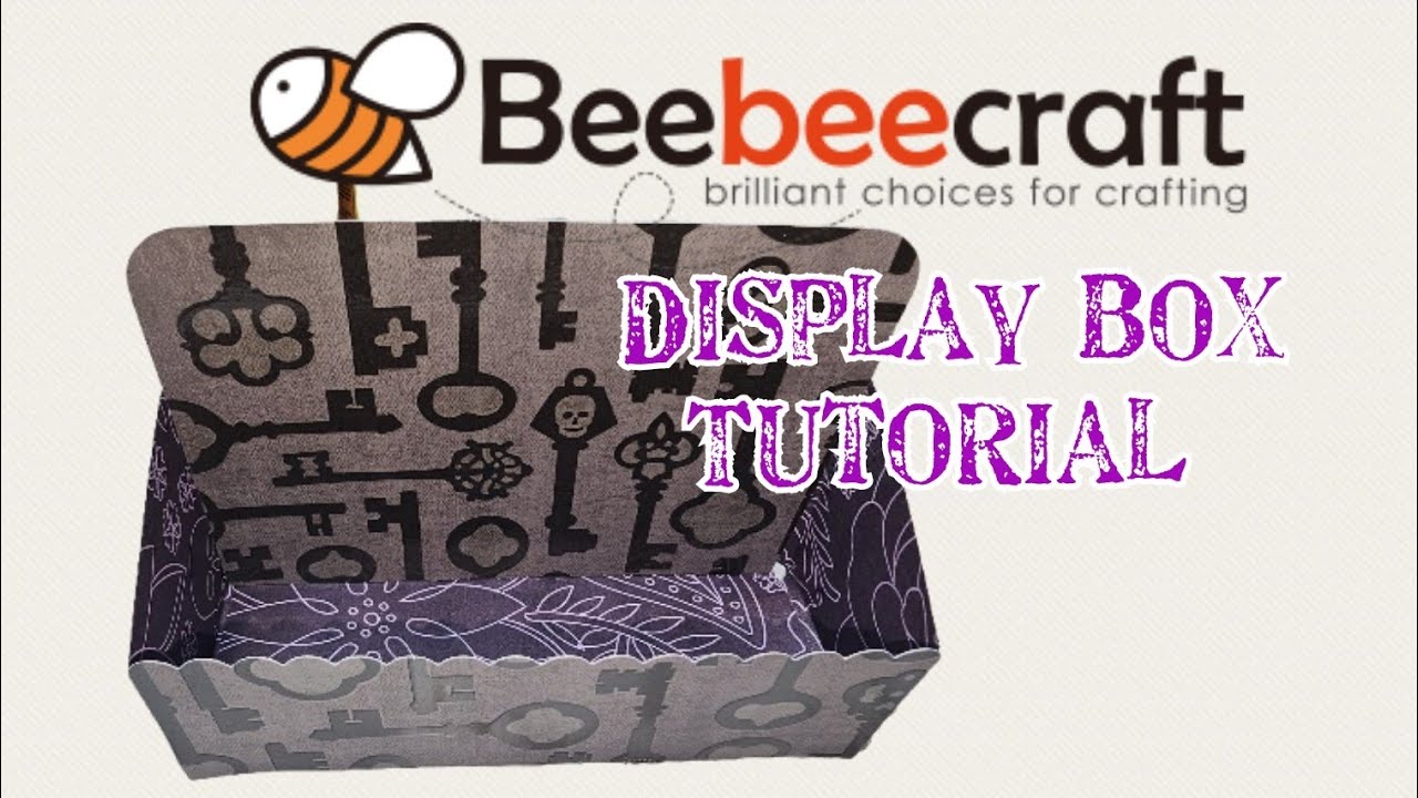 Display Box Tutorial | BeeBeeCraft Coupon Code Nicole20 - YouTube