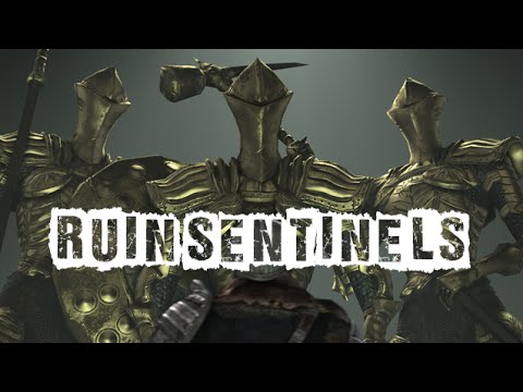 Dark Souls 2 - Ruin Sentinels Boss w/ Summons - YouTube