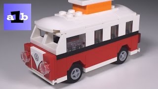 Lego Creator 40079 Mini Vw Campervan Set Time Lapse