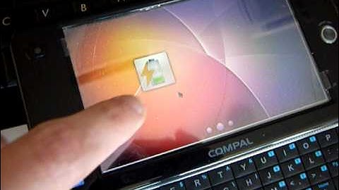 KDE Plasma Mobile on Moblin Jax10