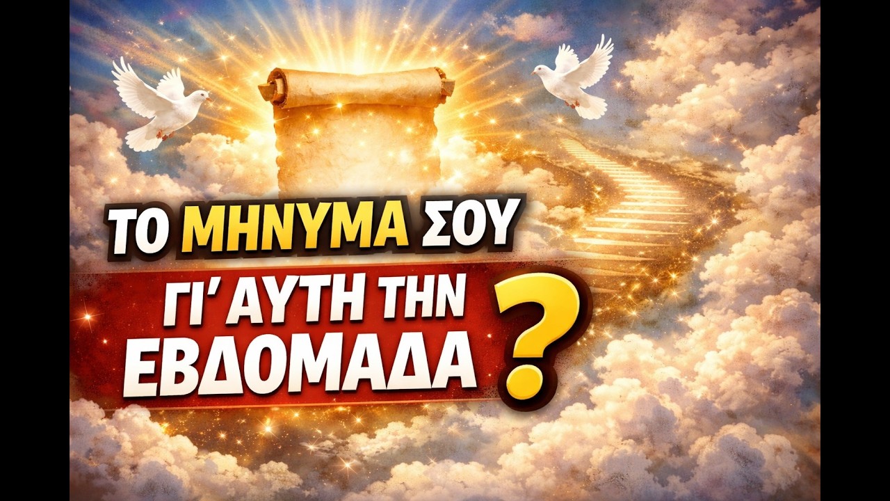 💌Έχεις Μήνυμα. Επίλεξε μια Κάρτα. Πώς θα κυλήσει η εβδομάδα σου?🌺Energy Therapy-Maria Dimopoulou