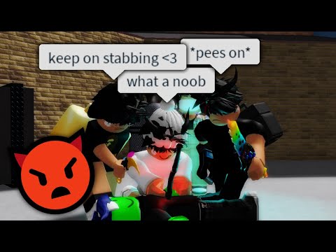 I became A Roblox Slender In Murder Mystery 2 TOXIC Teamer Servers😅 