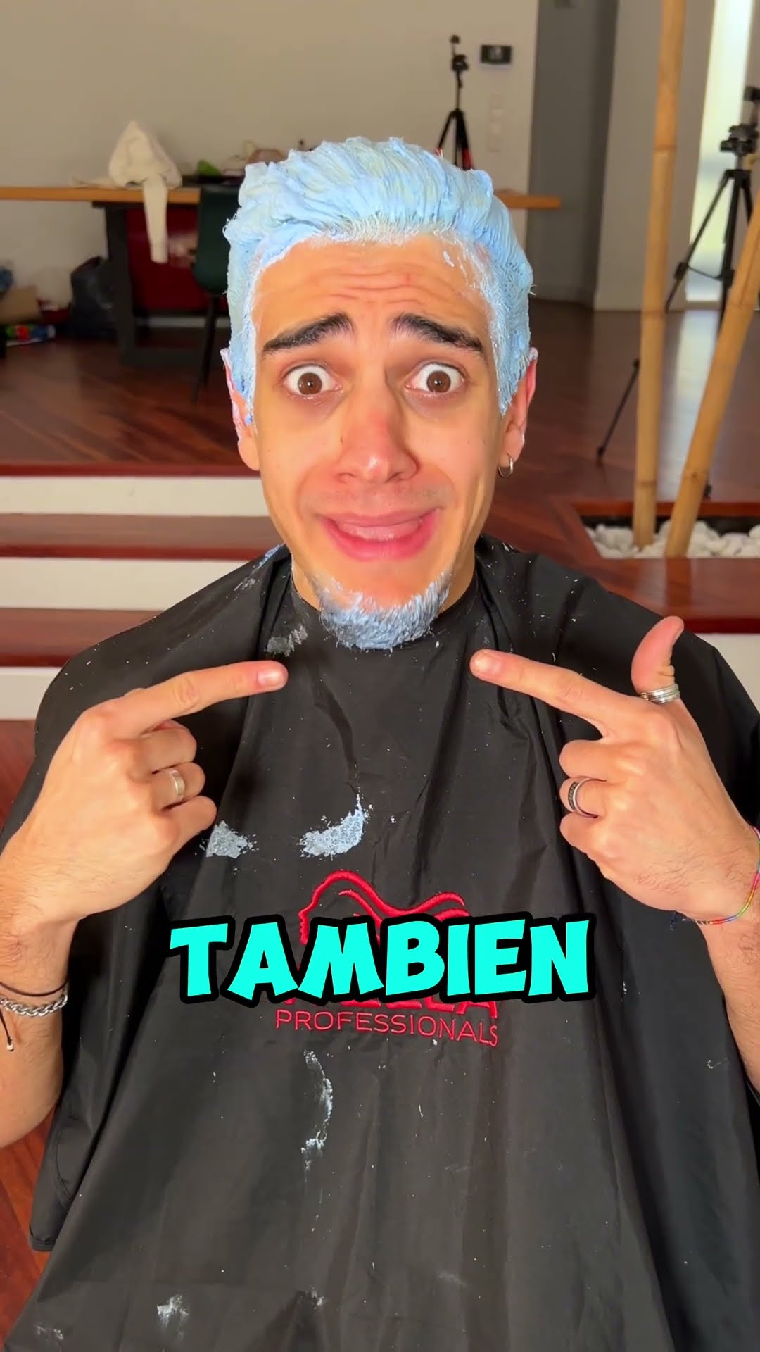 Me TIÑO LA BARBA de COLOR ROJO!! (DECOLORACION)