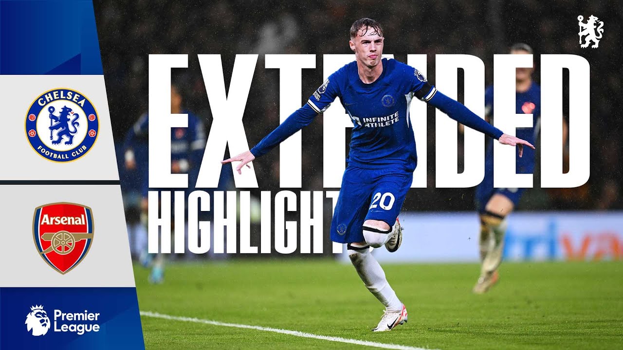 ⁣Chelsea 2-2 Arsenal | Highlights - EXTENDED | Premier League 2023/24
