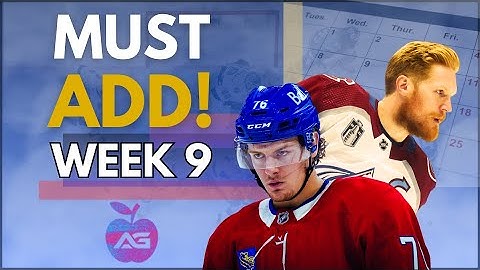Must Add Players for Week 9! Best Schedules & Waiver Wire Targets (Fantasy Hockey)