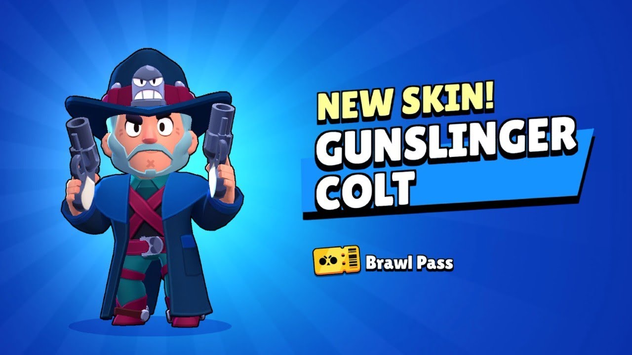 Unlocking Gunslinger Colt Brawl Pass Season 6 Youtube - brawl stars gunslinger colt