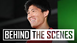 Takehiro Tomiyasu's first day at The Arsenal | Behind the scenes