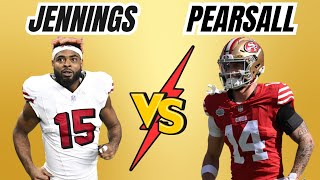 Jauan Jennings or Ricky Pearsall: Who is the MUST ADD WR on the Fantasy Football Week 8 Waiver Wire?
