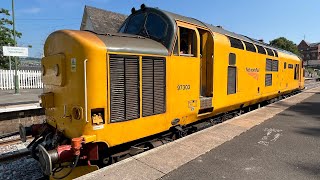 Class 97(97303)+Tamper and a couple of class 158’s. (4K)