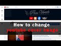 How to change  youtube cover image | YoutubeTips & Tricks