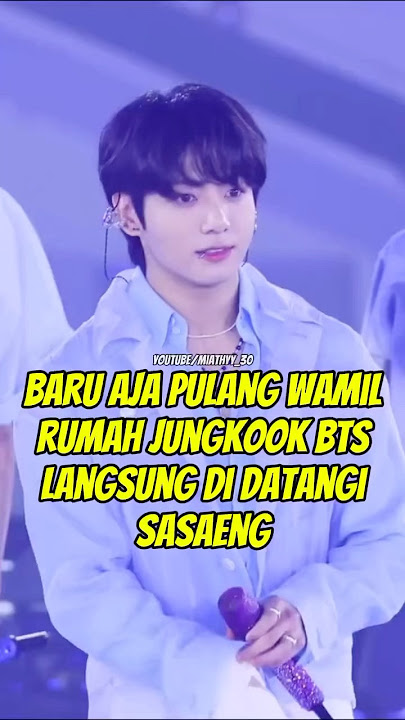 Baru aja pulang wamil, rumah Jungkook BTS langsung di datangi sasaeng #kpop #shorts