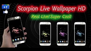 Scorpion Live Wallpaper For Android Device screenshot 1