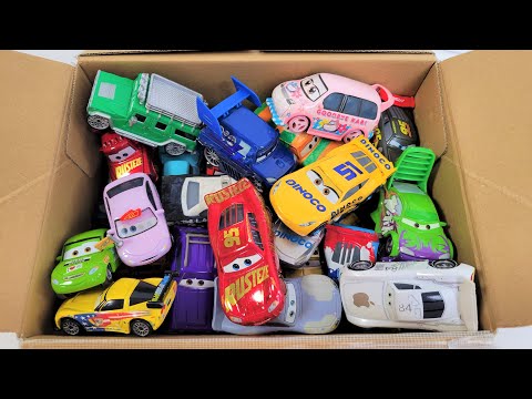 A box full of "Cars minicars" has gathered! Mattel Disney | Look at the colorful mini cars!