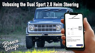 Unboxing Duff Dual Sport 2.0 Early Bronco Heim Steering System