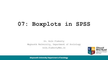 Boxplots in SPSS