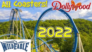 All Roller Coasters at Dollywood Christmas Guide 2022!