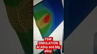 FSW simulation (Al alloy to Mg alloy)