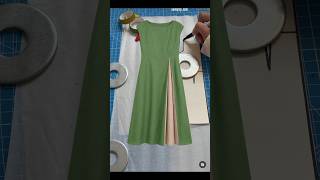 DRESS pattern Idea #tipsandtricks #patternmaking #easytutorial #easytechniques #shortvideo