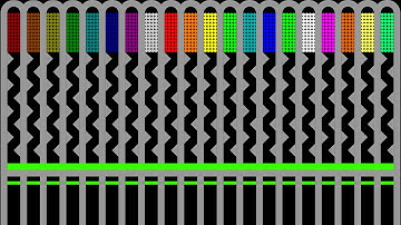 Mix and Separate - The Team Marble Race ASRM 32 in Algodoo