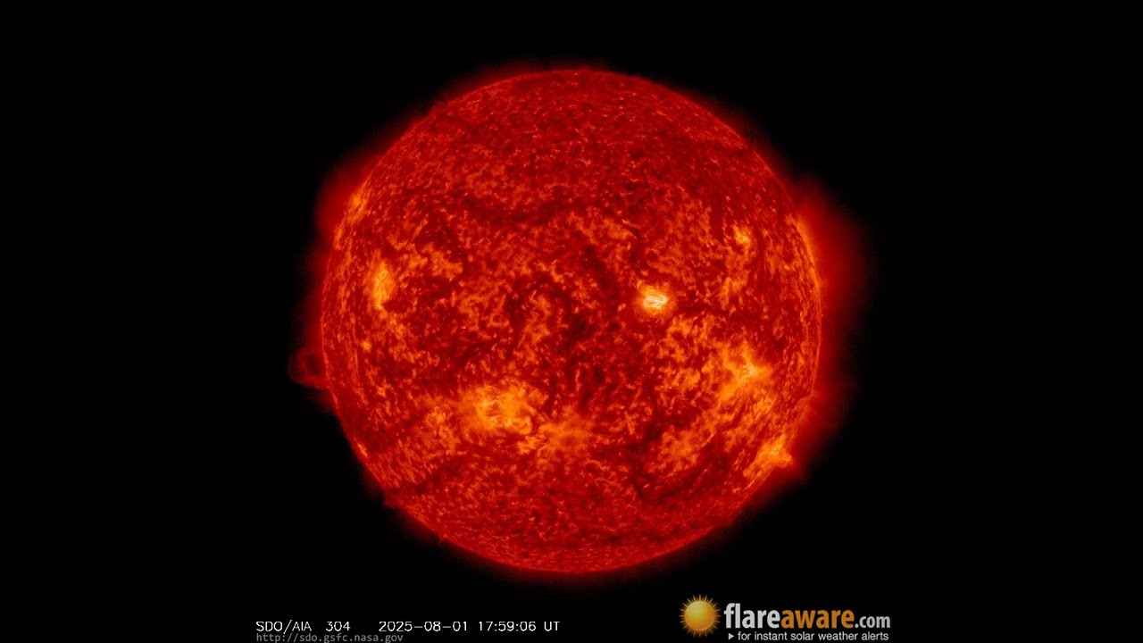 1 Aug 2 24 Hour Solar Activity Earth Facing Storm Sunspot Flare CME 