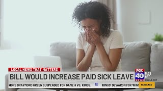 New California bill would increase number of required paid sick days