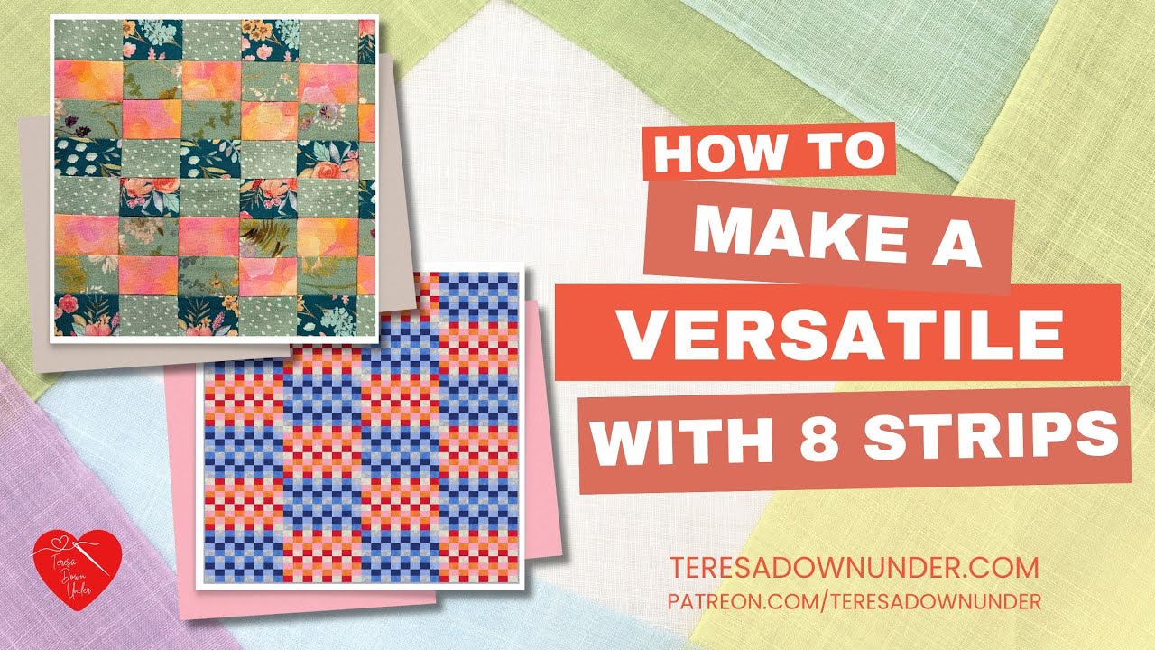 How to make a versatile strip block - YouTube