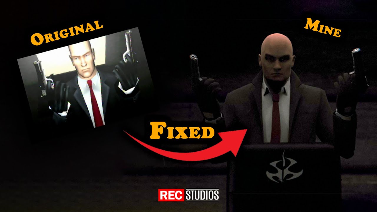 I Remade Hitman Silent Assassin's Trailer Using Blender