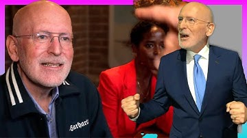 Frans Timmermans belaagd op Amsterdams terras vlak voor tv-debat