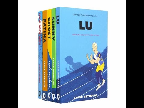 Jason Reynolds Track Series collection 5 Books Set (Ghost, Sunny, Patina,  Lu, Look Both Ways) 