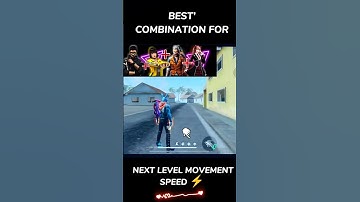 movement speed ⚡ headshot character combination in free fire #shortsfeed #tgrnrz #tondegamer #short