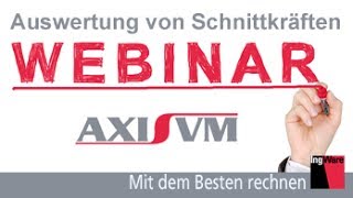 AxisVM | Auswertung von Schnittkräften [de]