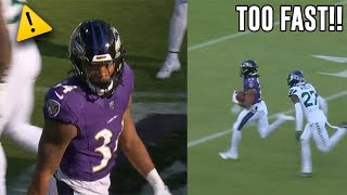 Keaton Mitchell [UDFA STEAL] Shows Off UNREAL SPEED & VISION ⚡️🔥 Ravens vs Seahawks 2023 Highlights