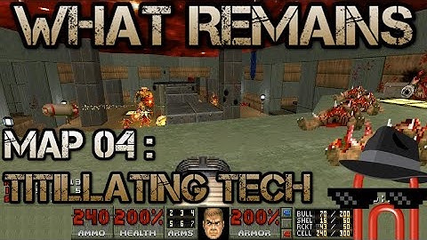 What Remains - Map 04 : Titillating Tech by T.Will - UV blind run fun map