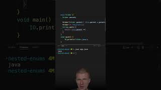 Nested Enums #java #shorts #coding #airhacks