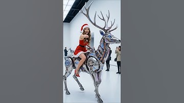 Future Tech: Cyber Reindeer Concept #Next100yrs #futuretech #Christmas2025 #Xmas