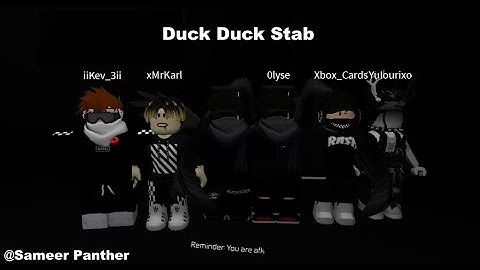 Why Duck Duck Stab Is Good. (Breaking Point)