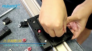 mjunit Linear Rail Carriage Adjustment And Change Carriage Bearings