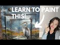 Painting a Landscape with Chalk Mineral Paint - Full Tutorial!