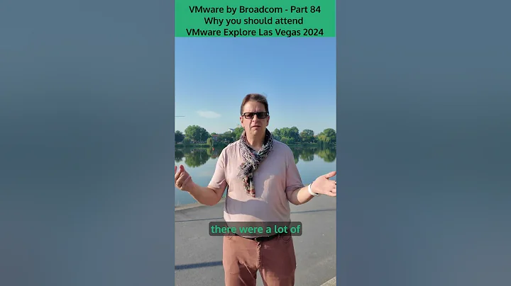 VMware by Broadcom - Part 84 - Why You Should Attend VMware Explore Las Vegas 2024 #yvesexplains