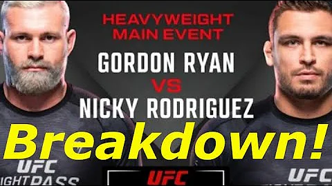 Gordon RYAN vs NICKY Rodriguez BREAKDOWN! Highligh...