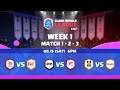 2020 クラロワリーグ イースト フォールシーズン Match1~3