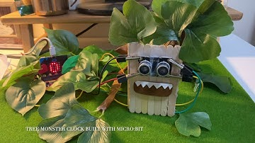 My First Microbit Project: Tree Monster Clock (Pomodoro Technique)