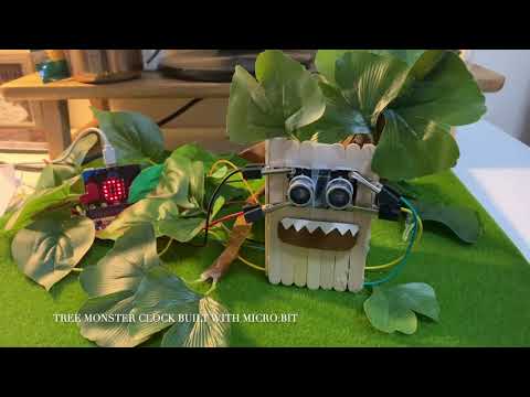 My First Microbit Project: Tree Monster Clock (Pomodoro Technique)